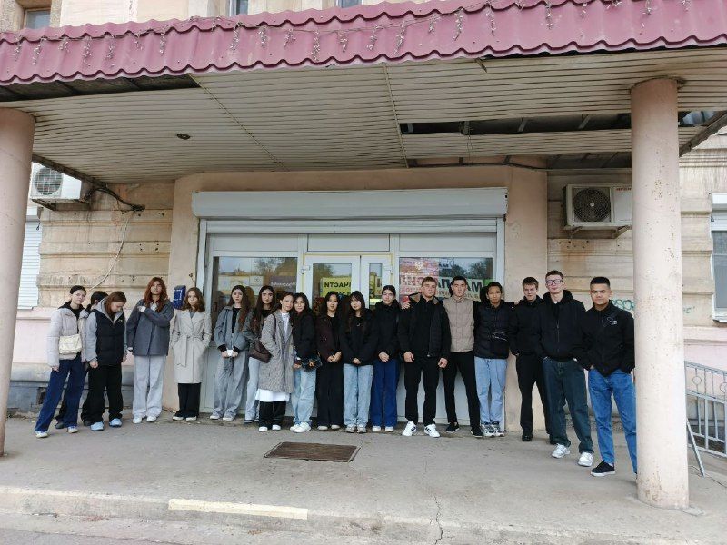 Студенты группы ЮРС-2309 посетили Государственный архив Астраханской области