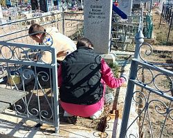 Студенты Володарского филиала приняли участие в акции по облагораживанию мест захоронений ветеранов ВОВ