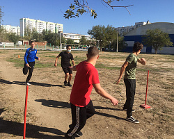 В АГПК прошла легкоатлетическая эстафета